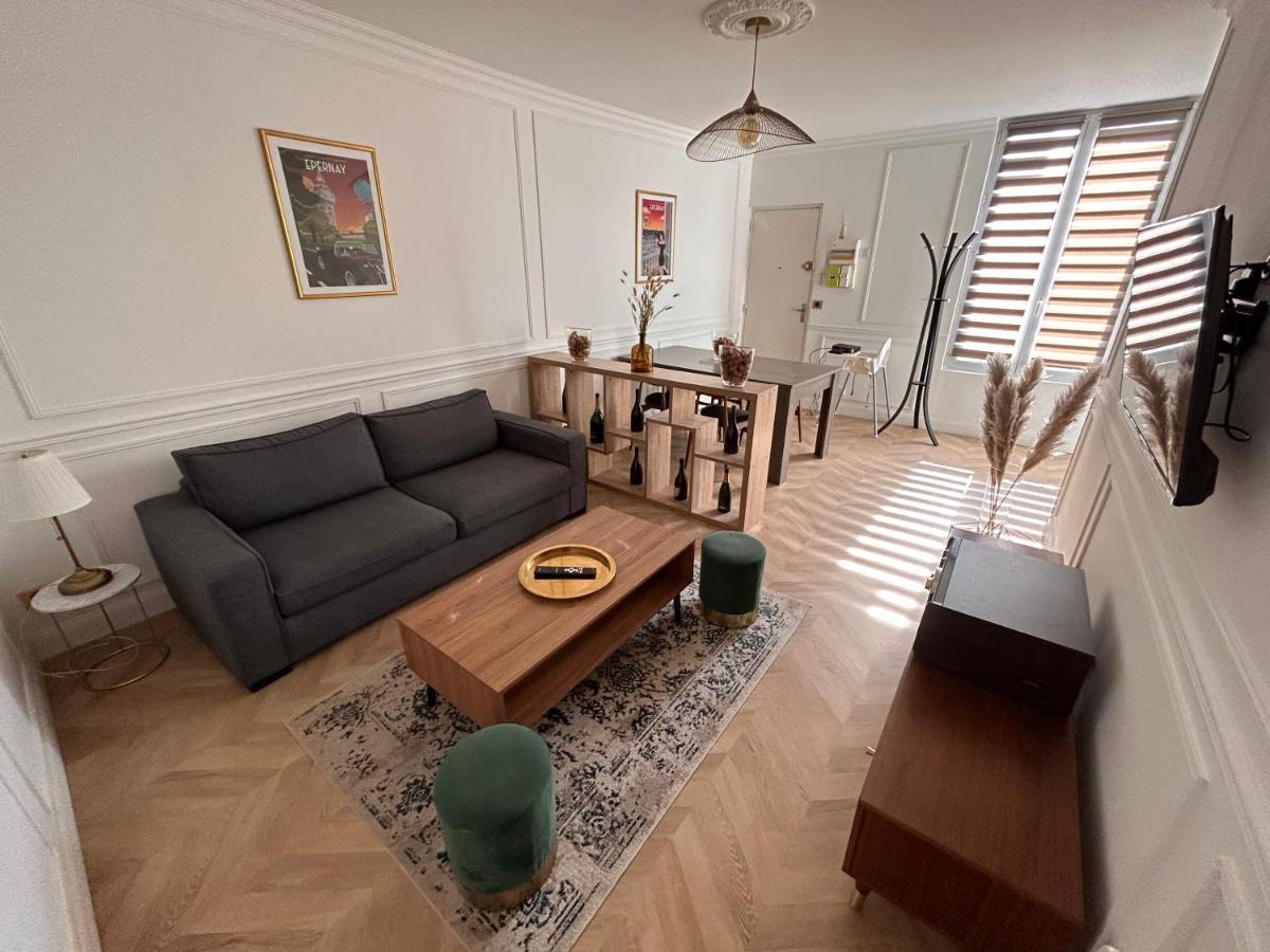 Bulle De Champagne : Petit Cocon En Plein Centre Apartment Epernay Ngoại thất bức ảnh